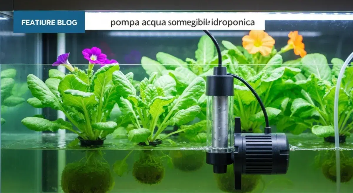 Pompa acqua sommergibile idroponica - Guida Completa 2025